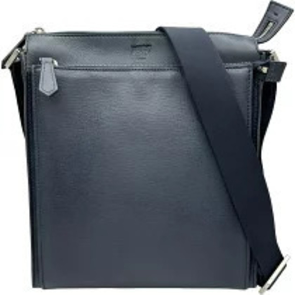 Fendi Messenger Crossbody Bag Navy Blue